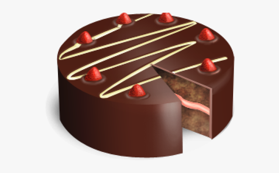 Chocolate Cake Clipart, Transparent Clipart