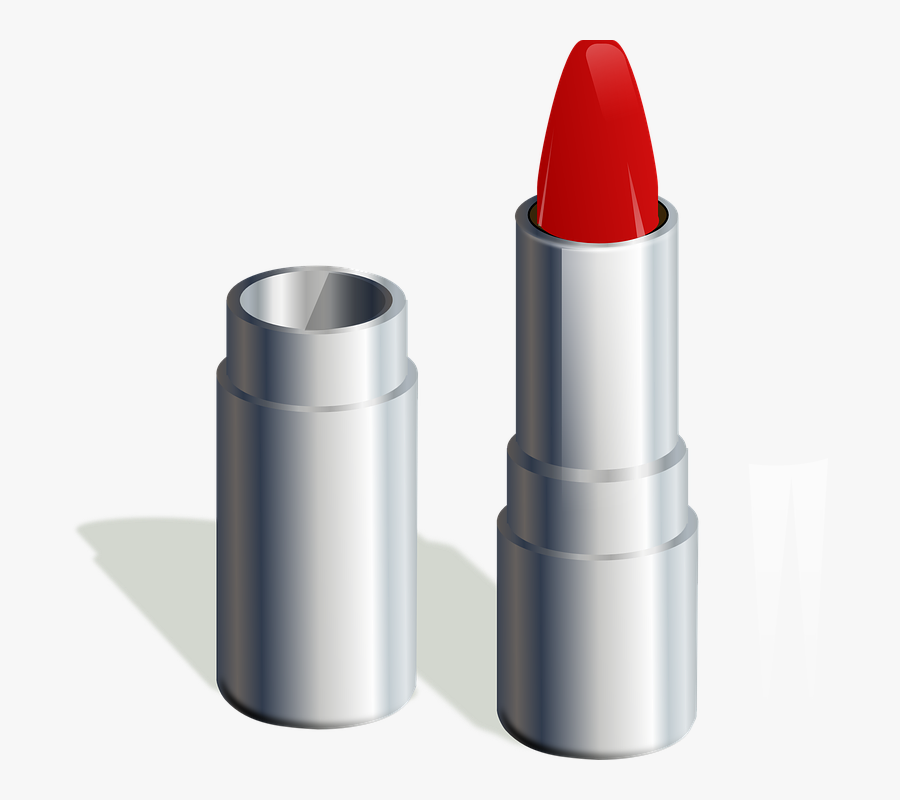 Lipstick, Cosmetics, Beauty, Female, Red, Lip Gloss - Cartoon Lipstick Transparent, Transparent Clipart