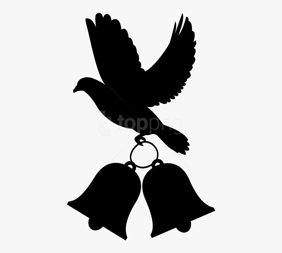 Wedding Ring Clipart Dove - Clip Art Wedding Decorations, Transparent Clipart
