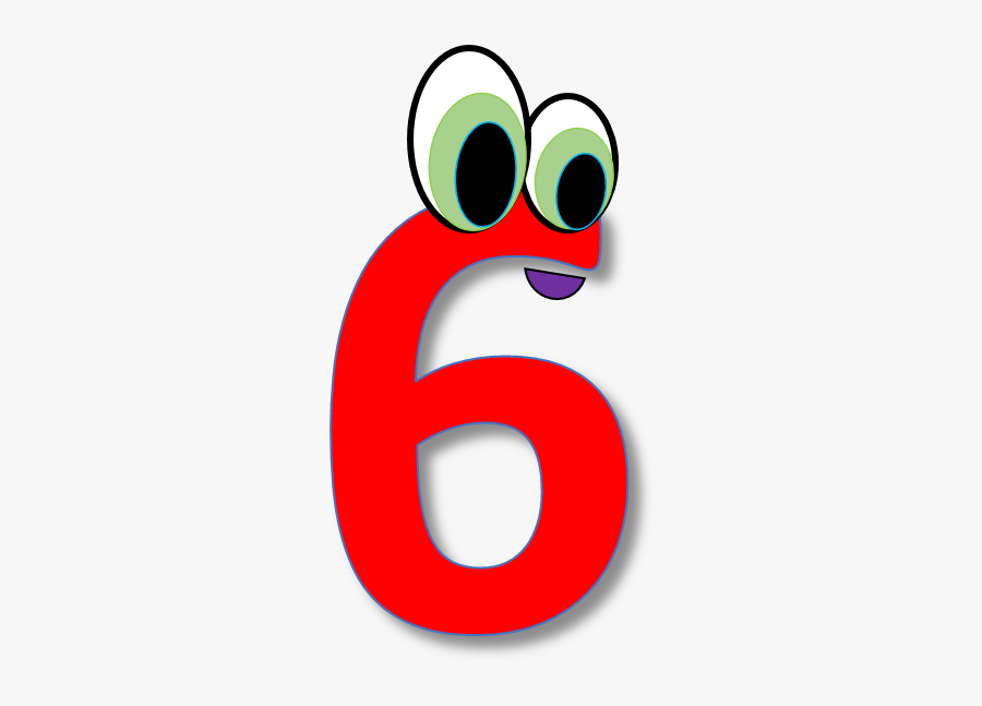 Number 6 Clip Art - Number 6 Clipart, Transparent Clipart