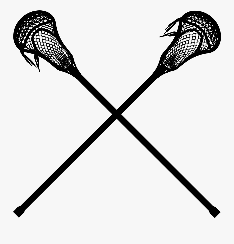 Clip Art Lacrosse Sticks Clipart - Crossing Lacrosse Sticks, Transparent Clipart