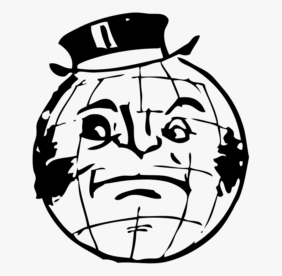 Chop Clip Art Download - World Cartoon Black And White Png, Transparent Clipart