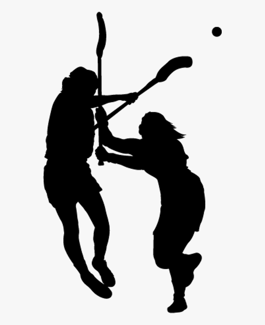 Clinics - Silhouette Lacrosse Clip Art, Transparent Clipart
