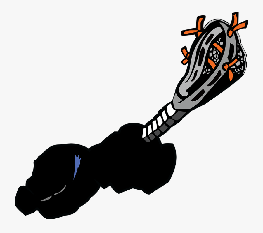 Lacrosse, Sport, Sports, Athlete, Stick, Gloves - Illustration, Transparent Clipart