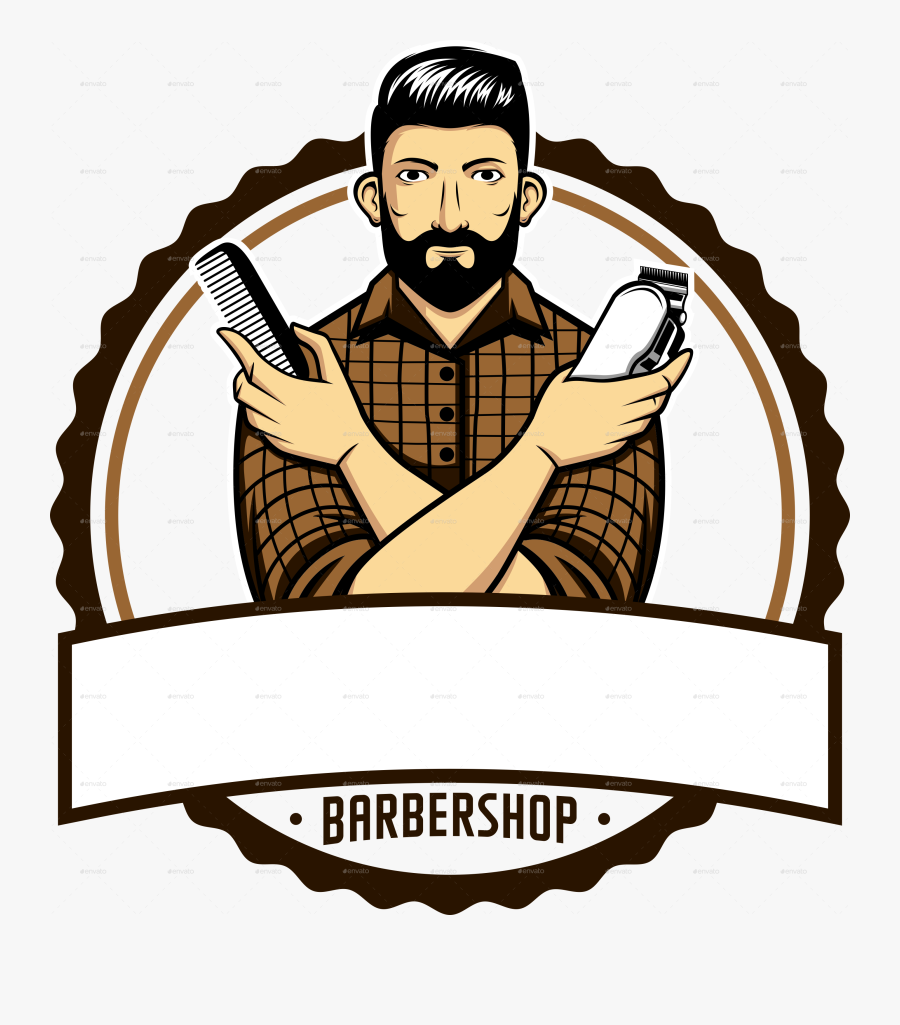 Vector Barber Shop Png, Transparent Clipart