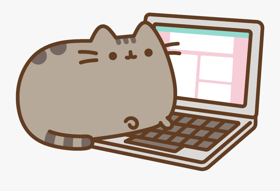 Pusheen Gif Png, Transparent Clipart