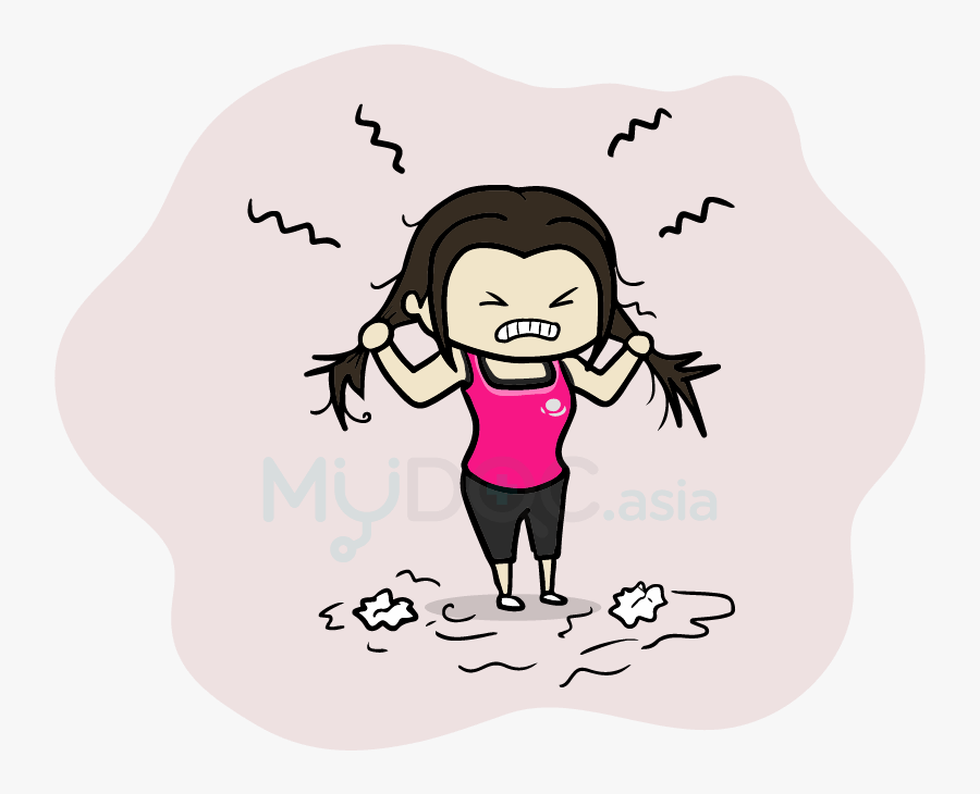 Am I Getting Old Or Is Something Else Causing My Hair - Pulling My Hair Out Stressed, Transparent Clipart