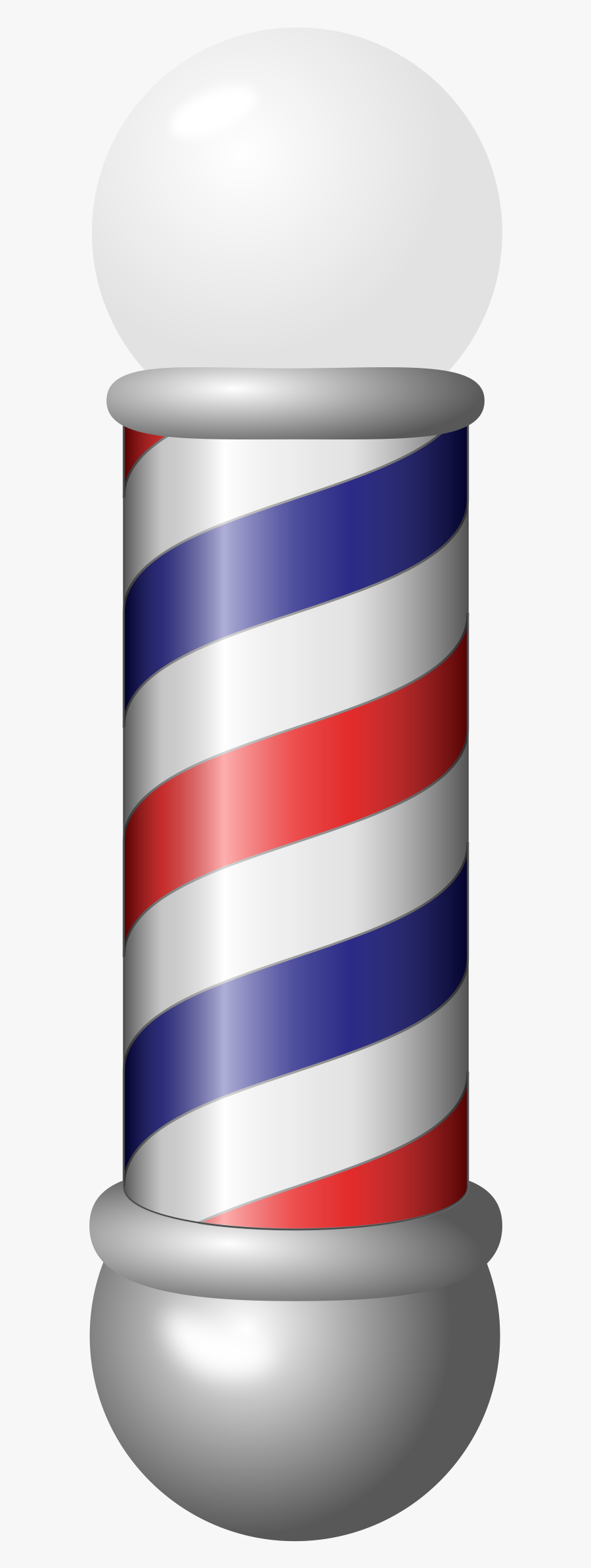 Barber Pole Transparent Background, Transparent Clipart
