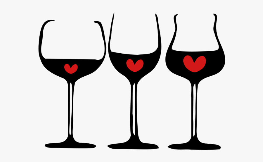 Wine Glass Cheers Clipart - Wine Cheers Three Glasses, Transparent Clipart