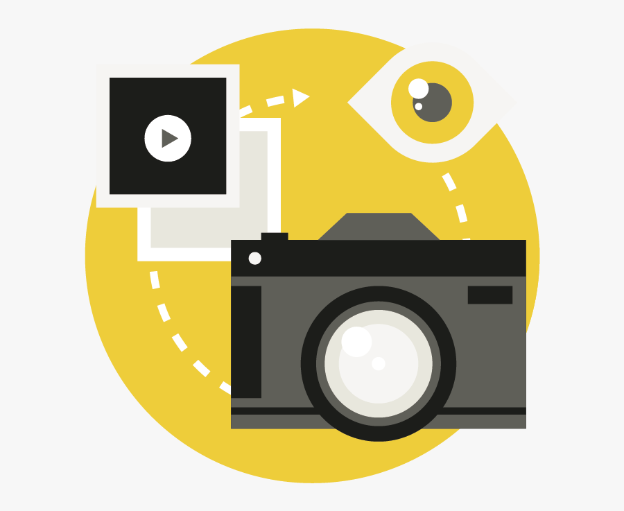 Camera Graphic With Editing Related Graphics - Camera Lens, Transparent Clipart
