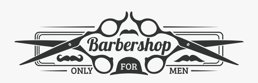 Transparent Barber Razor Clipart - Barber Shop Logo Free, Transparent Clipart