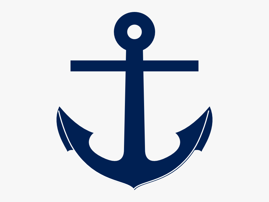 Navy Blue Anchor Clipart, Transparent Clipart