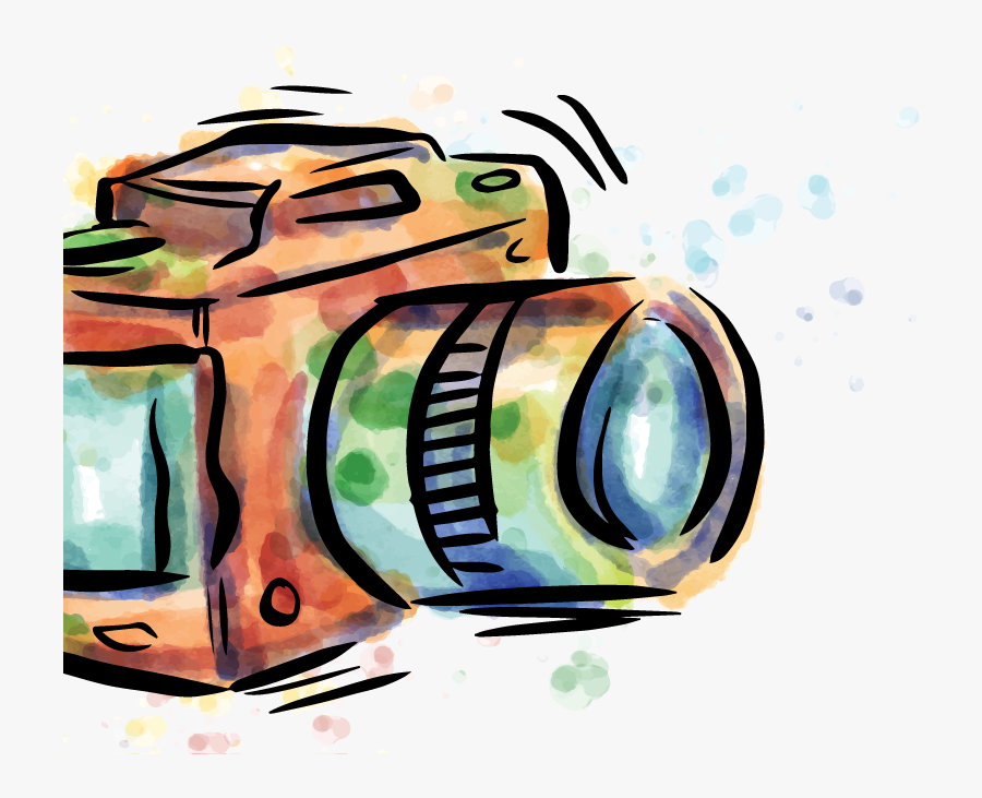 Camera Drawing Photography - Camera Drawing, Transparent Clipart