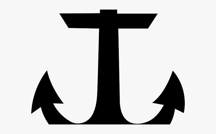 Clip Art Navy Clipart Black And White - Transparent Background Anchor Vector Png, Transparent Clipart