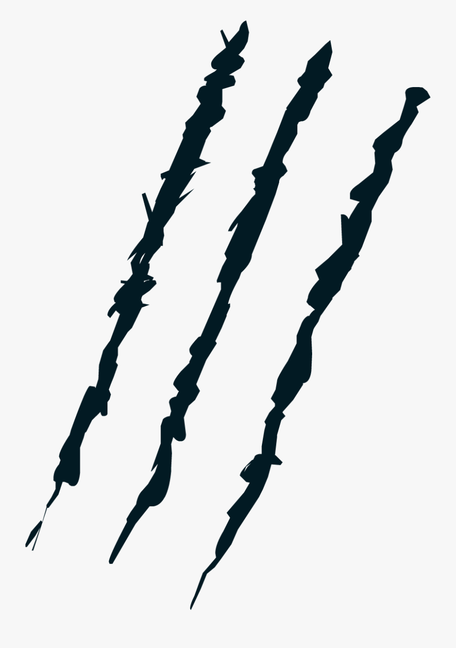 Barber Shop Wings Crown Clipart - Claw Mark Transparent Background, Transparent Clipart