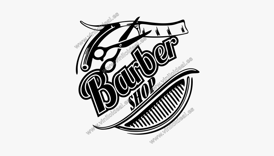 Vinilo Decorativo Adhesivo Shop - Vinilo Decorativo Adhesivo Barber, Transparent Clipart