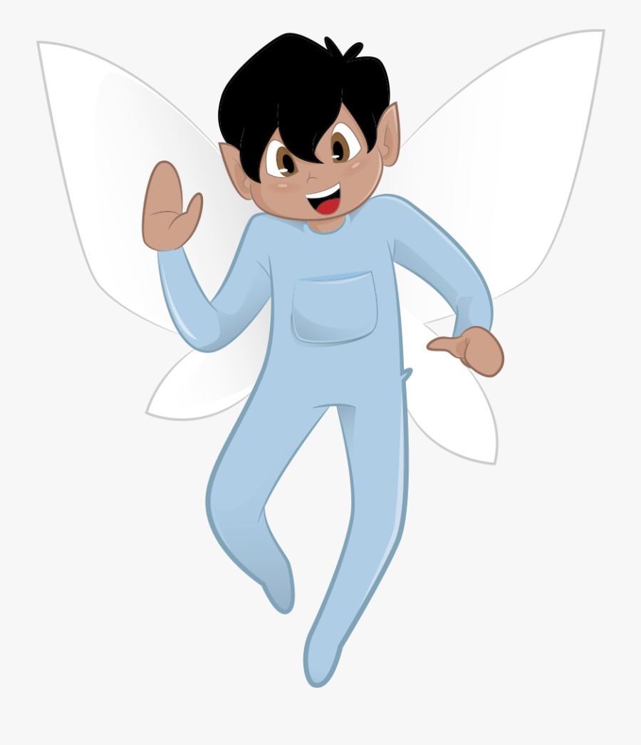 Clip Art Picture Of Tooth Fairy - Tooth Fairy Boy, Transparent Clipart