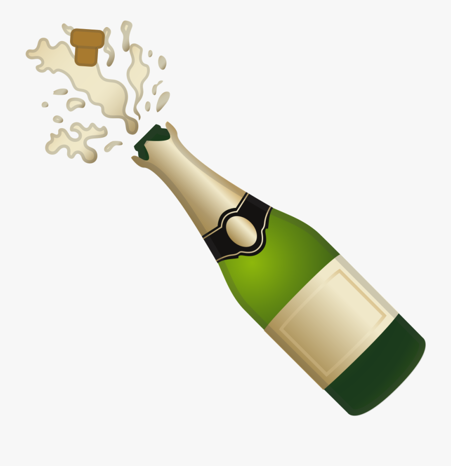 Transparent Champagne Png - Transparent Background Champagne Emoji, Transparent Clipart