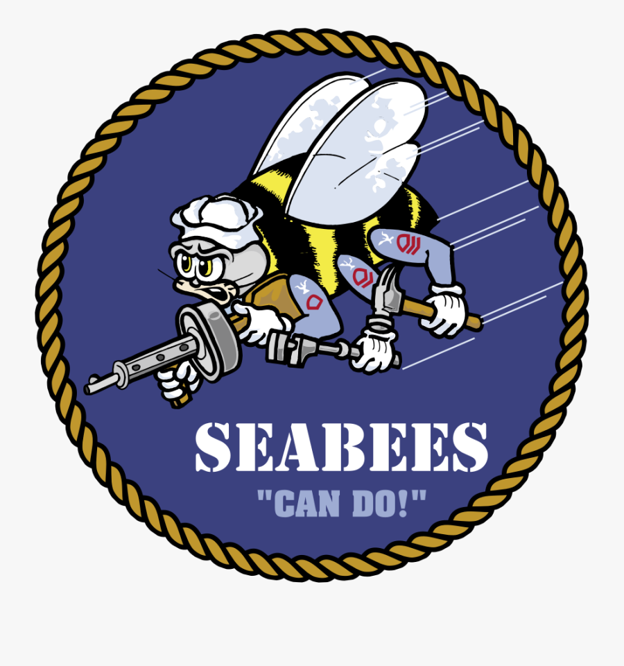 From The Ashes Of - Navy Seabees Logo, Transparent Clipart