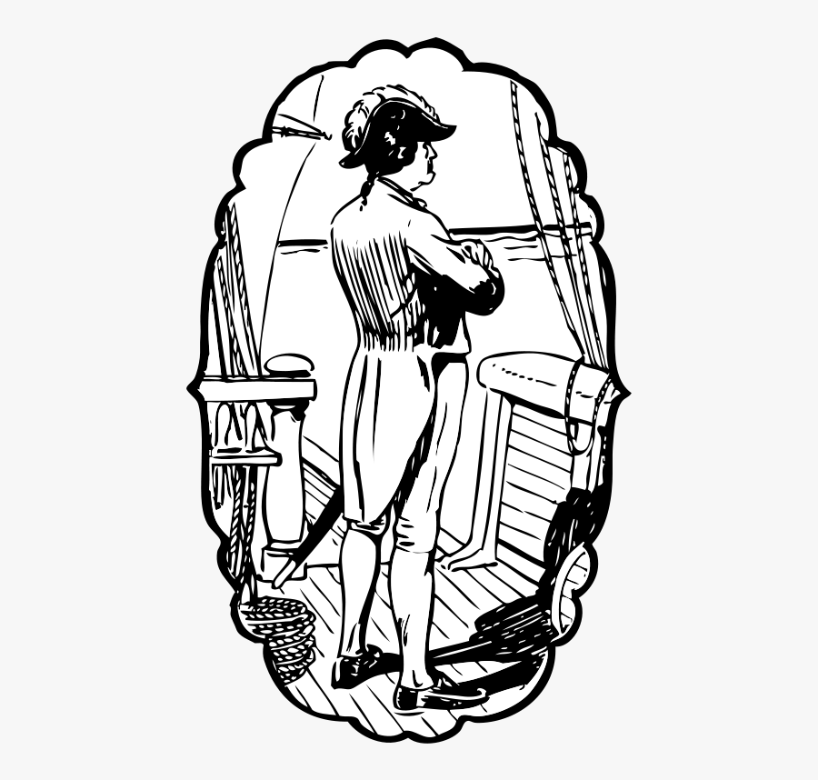 Free Naval Captain, Transparent Clipart