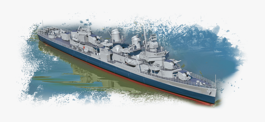 Navy Clipart Destroyer Navy - 1 72 Fletcher Class Destroyer, Transparent Clipart