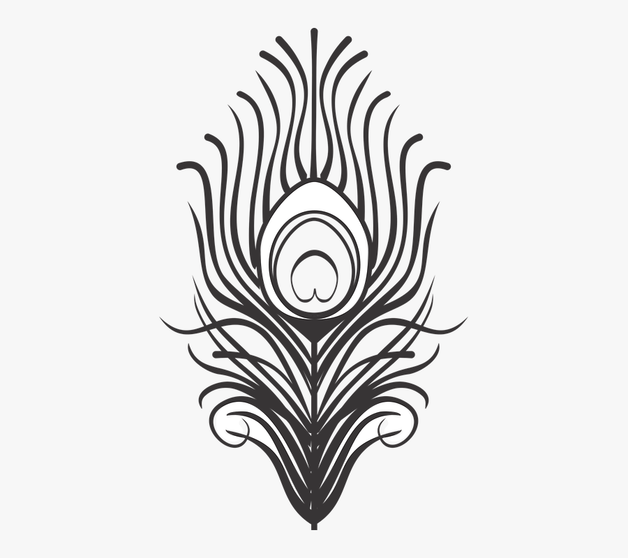 Peacock, Feather, Deco, Pattern, Flourish, Design - Circle, Transparent Clipart