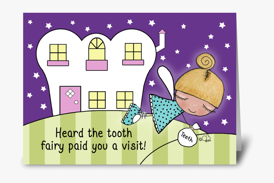 Congratulations Losing 1st Tooth-fairy Greeting Card - Congratulations On Losing Your First Tooth, Transparent Clipart
