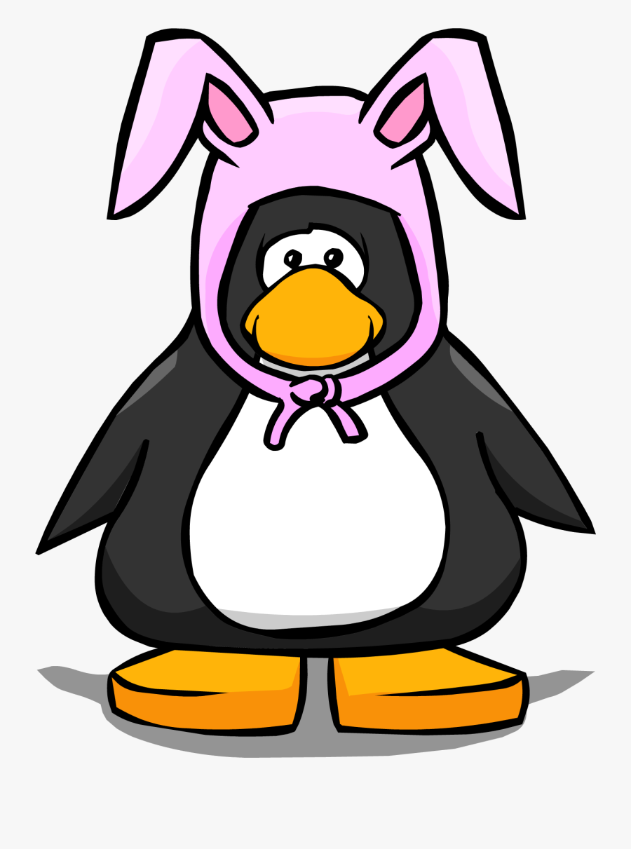 Bunny Ears Png - Penguin With Santa Hat, Transparent Clipart