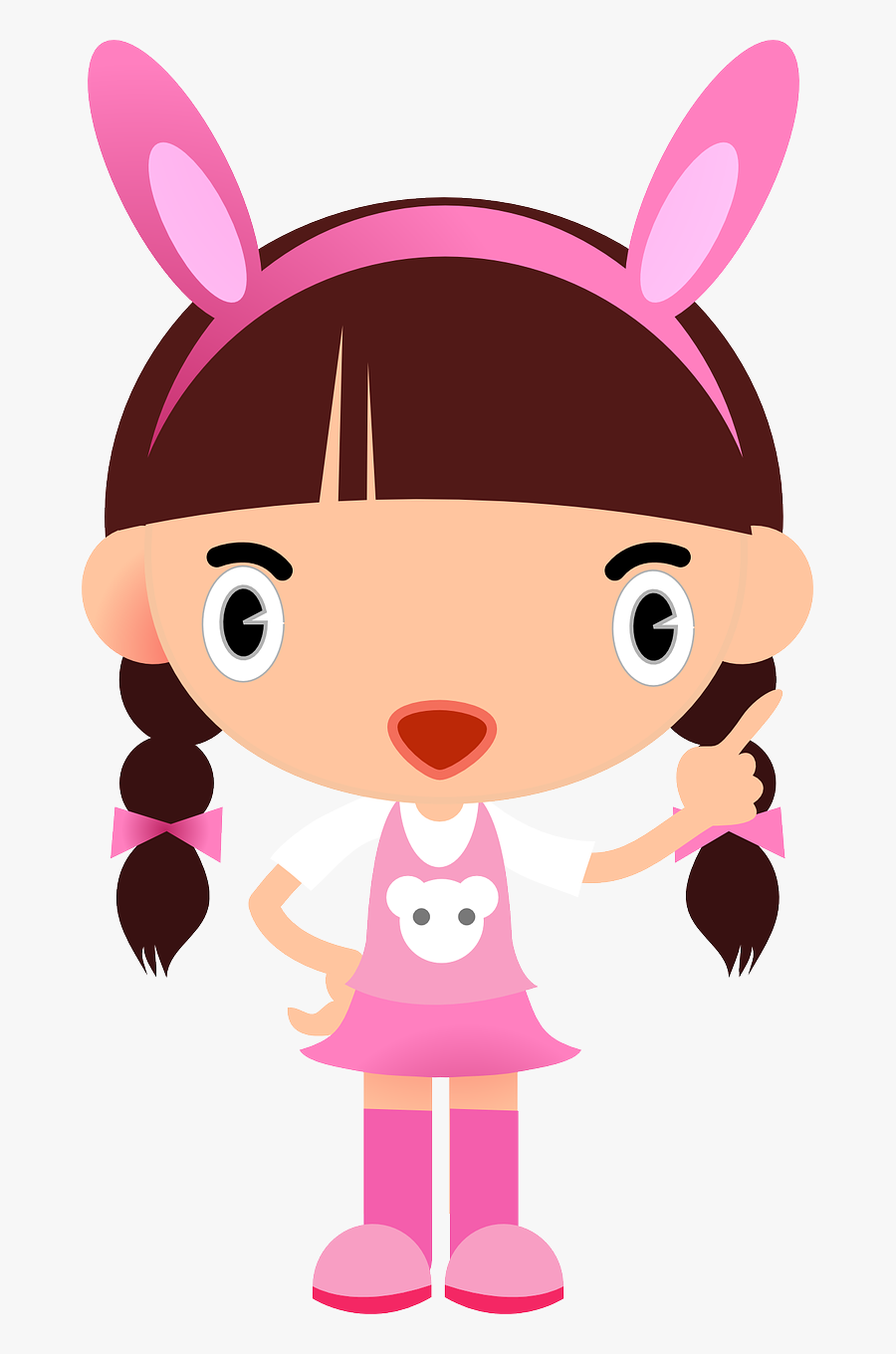 Girl Child Kid Free Picture - Happy Daughters Day Gif, Transparent Clipart