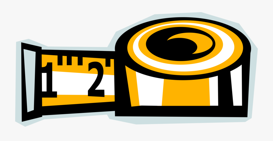 Transparent Measuring Tape Clipart Border - Tape Measure, Transparent Clipart