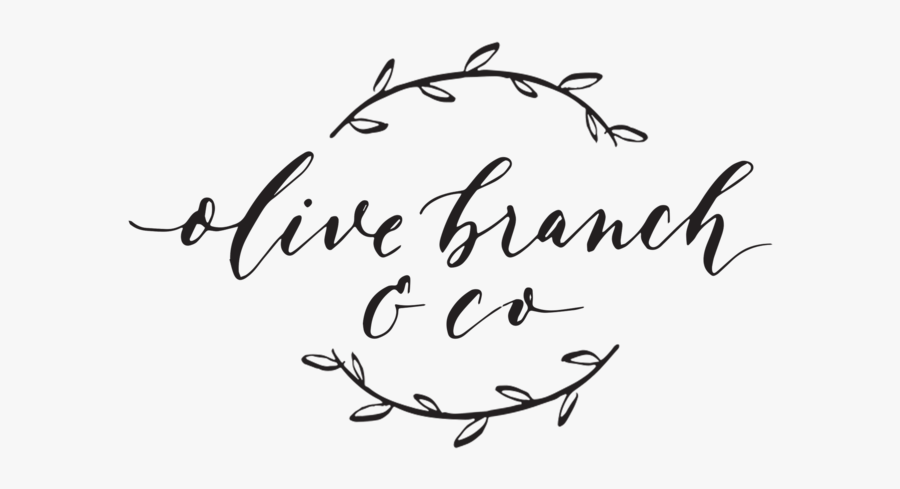 Portfolio Olive Branch & Co Calligraphy - Olive Branch Calligraphy, Transparent Clipart