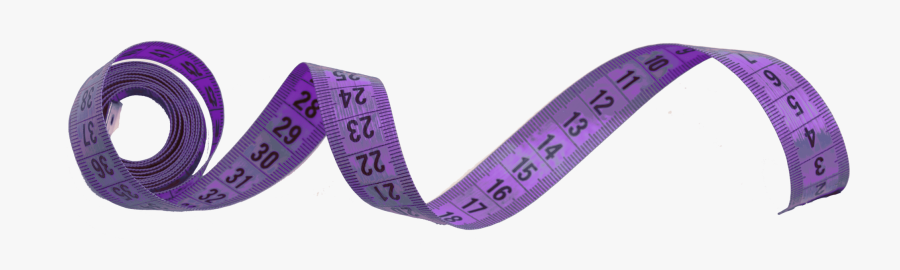 Purple Measuring Tape - Pink Measuring Tape Clipart, Transparent Clipart