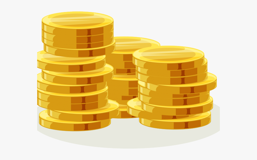Transparent Stack Of Cash Clipart - Stack Of Coins Clipart, Transparent Clipart