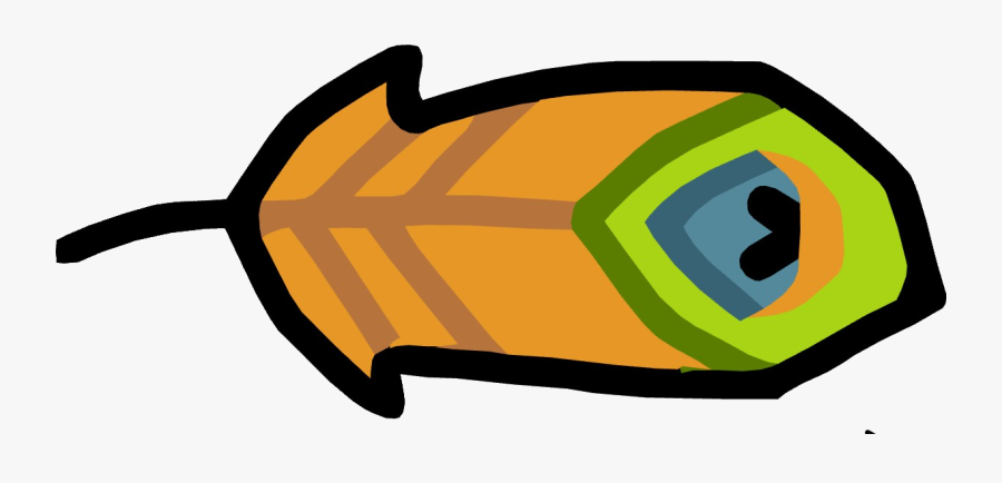 Peacock Feather, Transparent Clipart