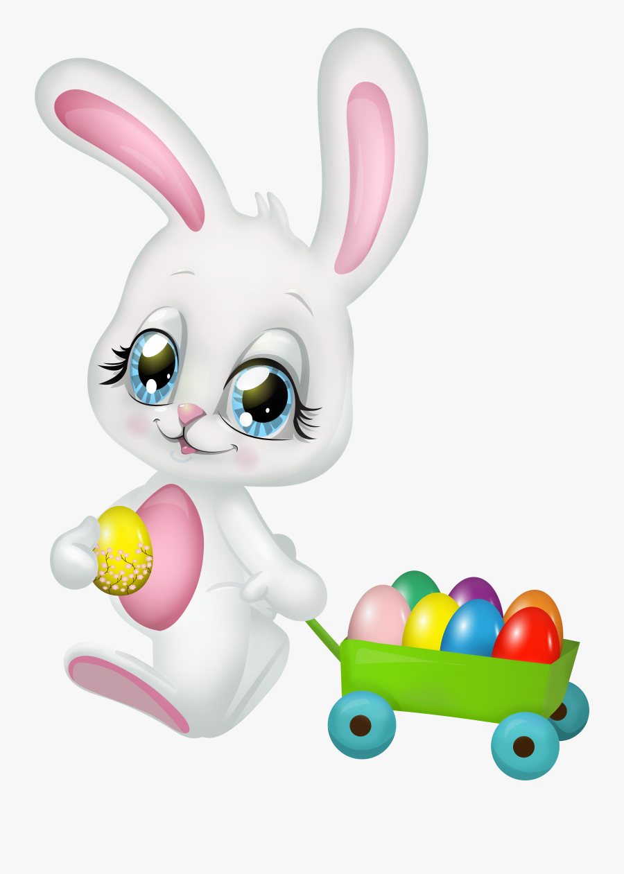 Cute Bunny Transparent Clip - Cute Bunny Easter Clip Art, Transparent Clipart