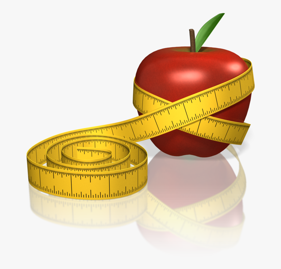 Workplace Wellness Tax Ramifications - Apple With Measuring Tape Png, Transparent Clipart