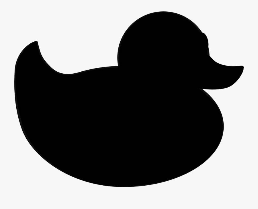 Vector Duck Mummy - Duck Clipart Black, Transparent Clipart