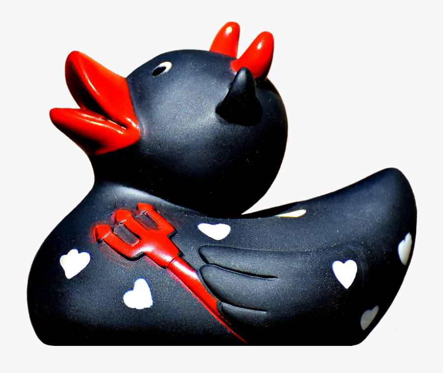 Quietscheente, Devil, Duck, Rubber, Cute - Dos Caras De Las Redes Sociales, Transparent Clipart