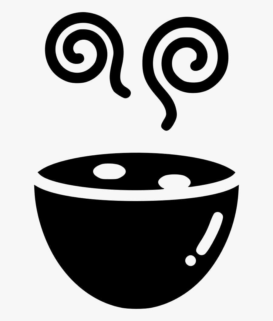 Soup Bowl Hot Meal Comments - Icon, Transparent Clipart