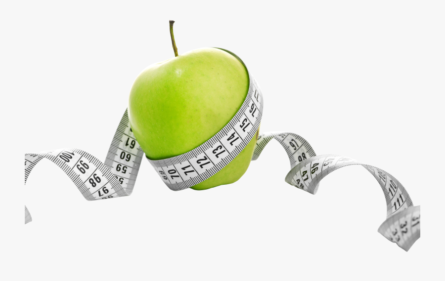 Weight Loss Body Positive Ad - Weight Loss Apple Tape Measure, Transparent Clipart