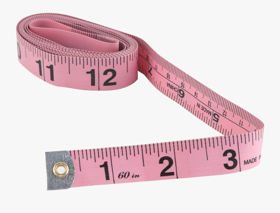 Sewing Measure Tape Background Png Image - Inch Tape, Transparent Clipart