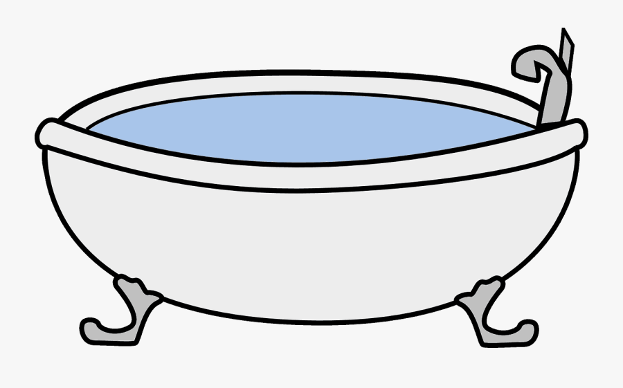 Bath Tub With Rubber Duck Clip Art - Clip Art Bathtub, Transparent Clipart