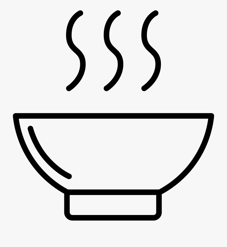 Transparent Soup Clipart - Bowl Of Soup Drawing, Transparent Clipart