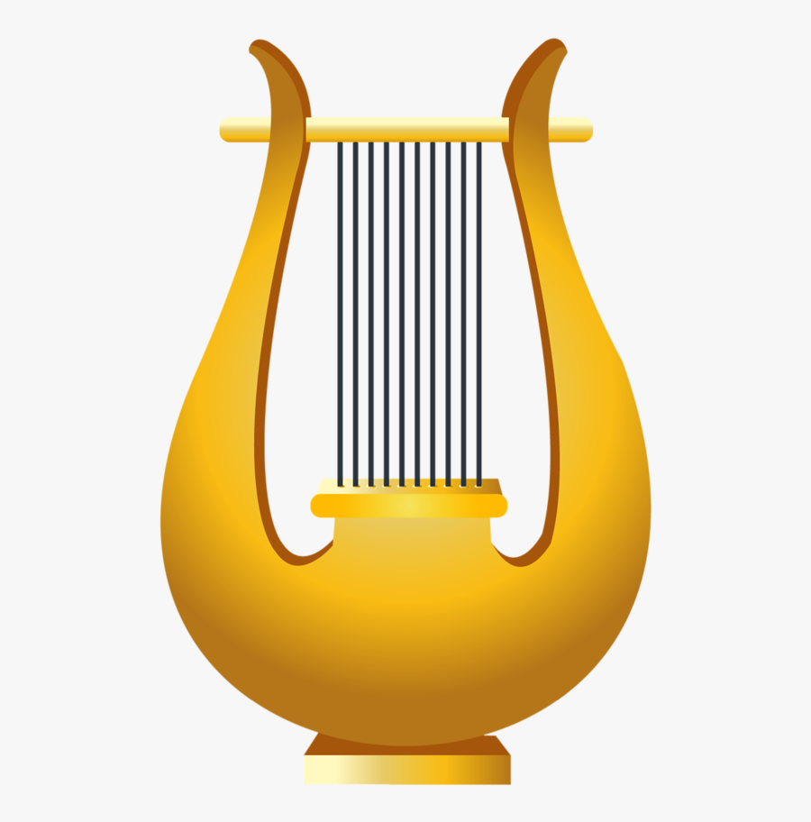 Harp Clipart Musical Instrument - Hand Harp Clipart, Transparent Clipart