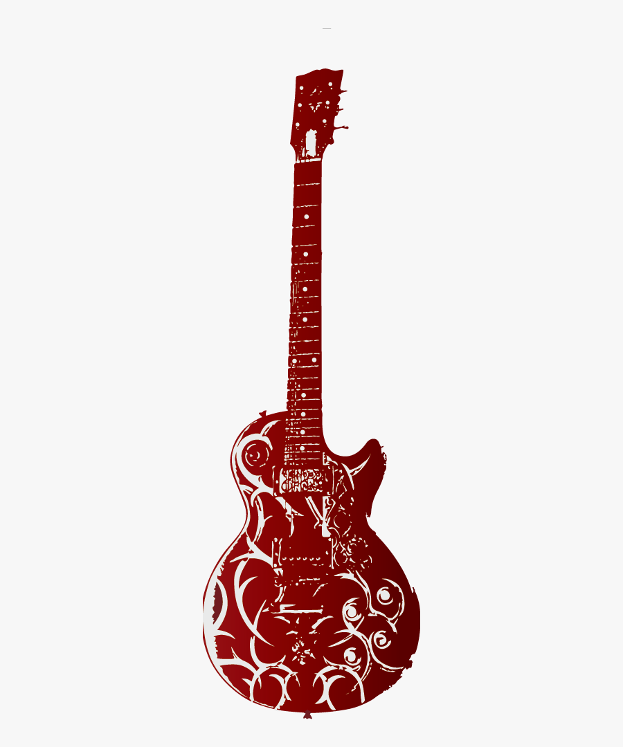 Transparent Instruments Clipart - Guitar, Transparent Clipart