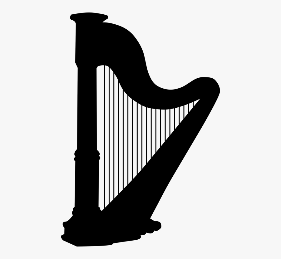 Musical - Harp Clip Art, Transparent Clipart