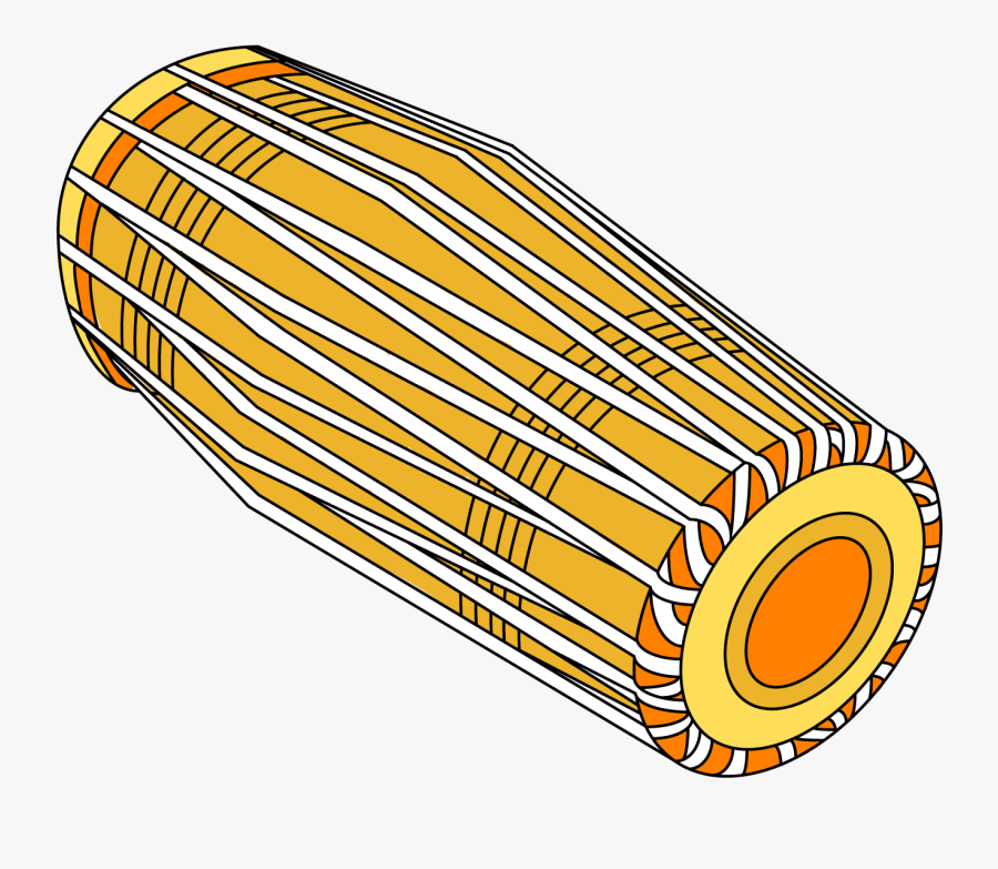 Instrument Clipart Mridangam - Indian Music Instrument Clipart, Transparent Clipart
