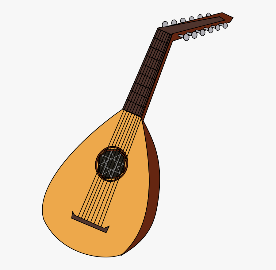 Musical Instruments Clipart - แมน โด ลิ น ภาพ วาด, Transparent Clipart