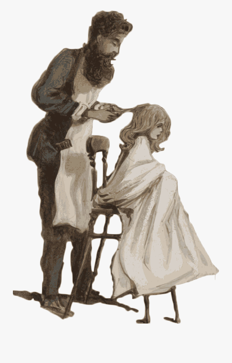 Barber Clip Arts - Barber, Transparent Clipart