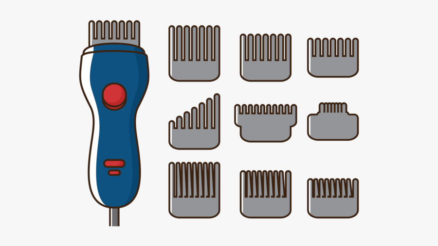 Vector Hair Clippers Machine, Transparent Clipart